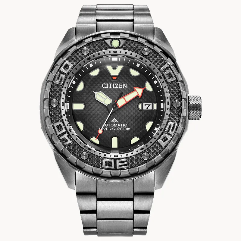 Promaster Dive Automatic Black Dial Super Titanium Bracelet NB6004 83E CITIZEN